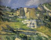 Paul Cezanne Masion en Provence-La vallee de Riaux pres de l'Estaque USA oil painting artist